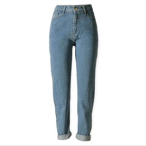 Classic High-Waist Blue Women’s Jeans